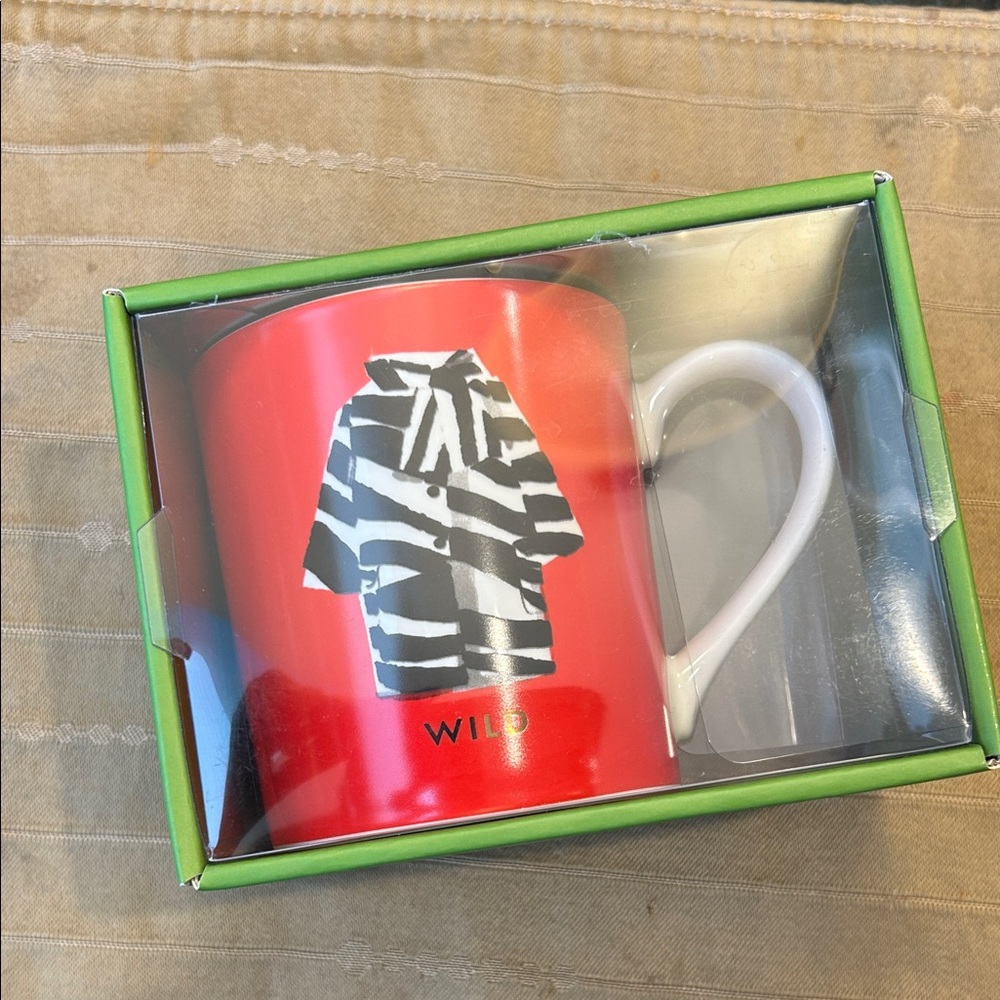 Kate Spade Mug in Green Gift Box